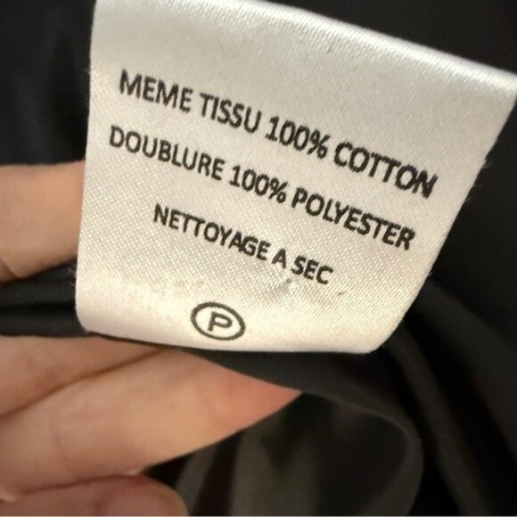 Vintage Black Cotton Velvet Blazer with Embroidered Back & Sleeves - Picture 8 of 9